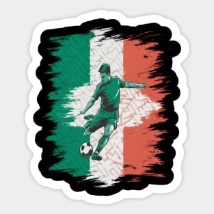 Ireland Soccer " Ireland Soccer Team Irish Flag " Sticker